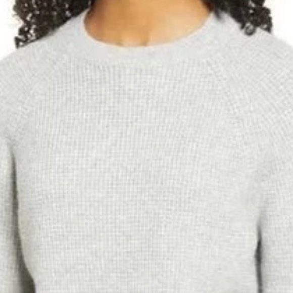 BP. Blouson Sleeve Crewneck Sweater in Grey - XS - Picture 5 of 5